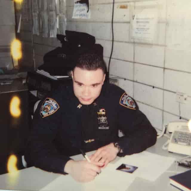 Dan Bongino when he was working at his New York Police Department.
