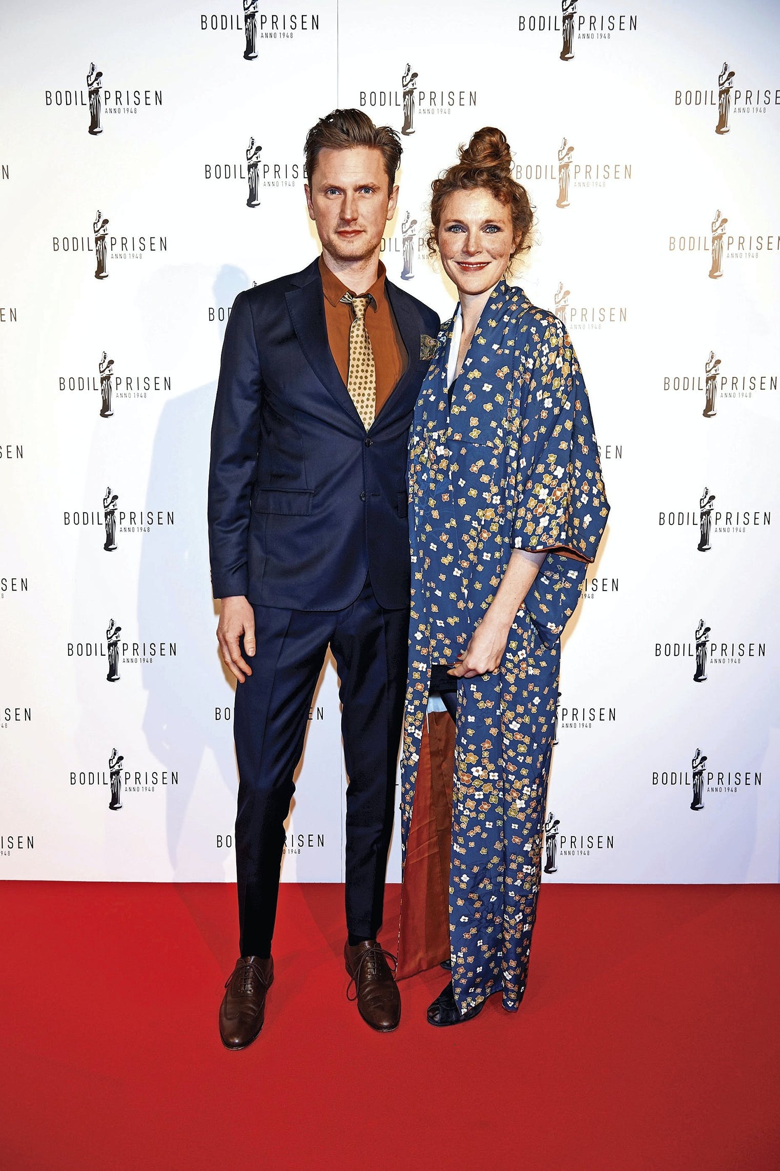 Mikkel Folsgaard with wife Freja Friis at Bodil Awards