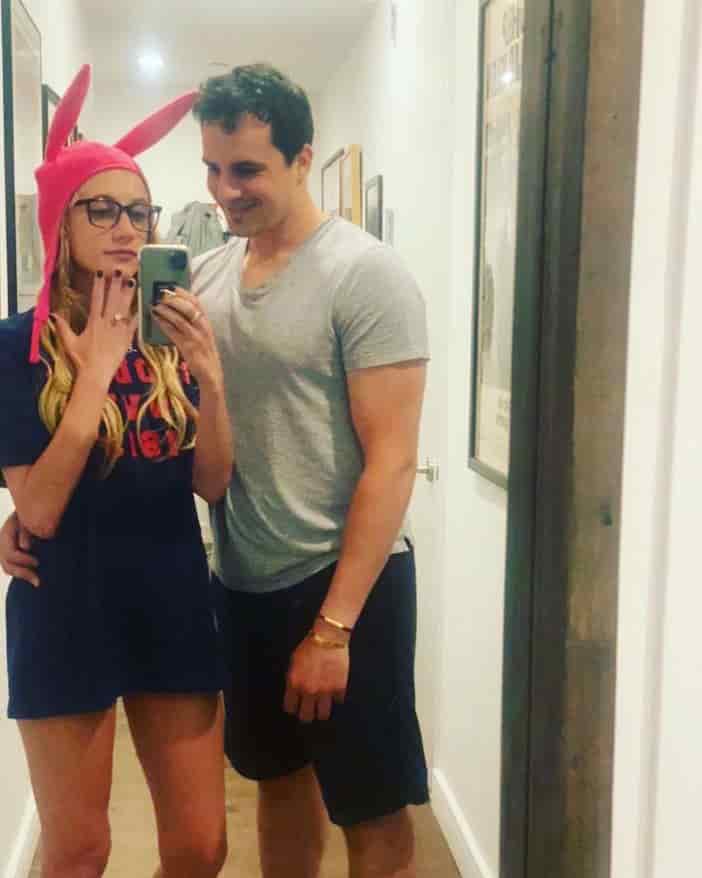 Katherine Timpf with her husband Cameron Friscia.