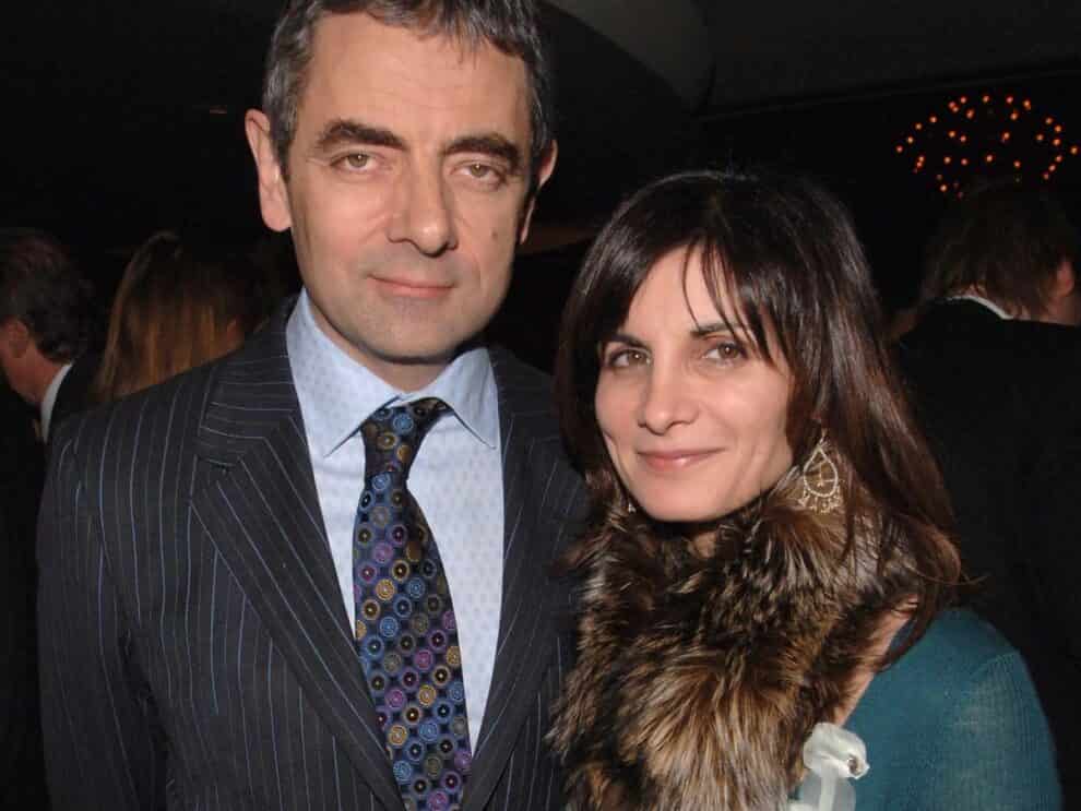 Lily's Father Rowan Atkinson and mother Sunetra Sastry together at some events.