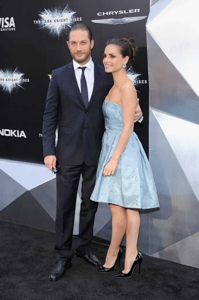 Sara Ward with her former husband Tom Hardy in an event.