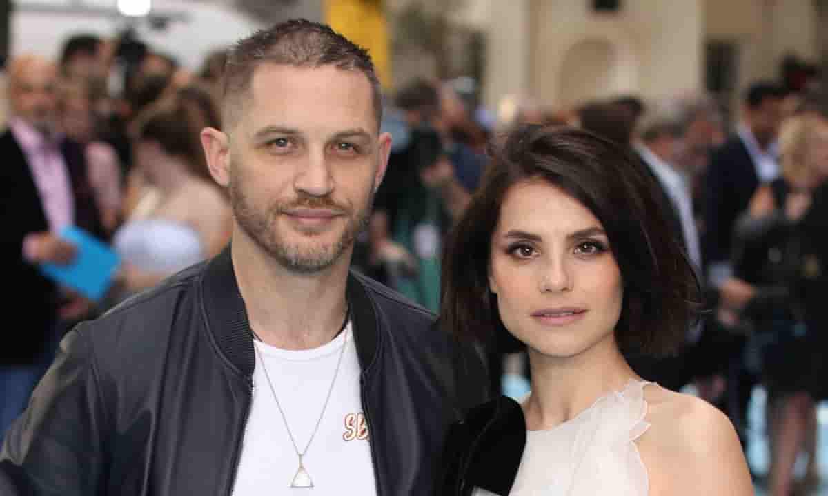 Tom Hardy with Charlotte Riley in an event.