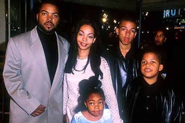 Karima Jackson with his father, mother, and her two brothers.
