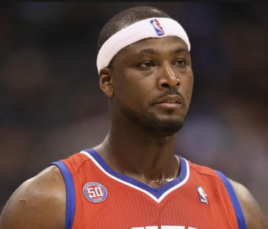 Kwame Brown in his Team Jersey.