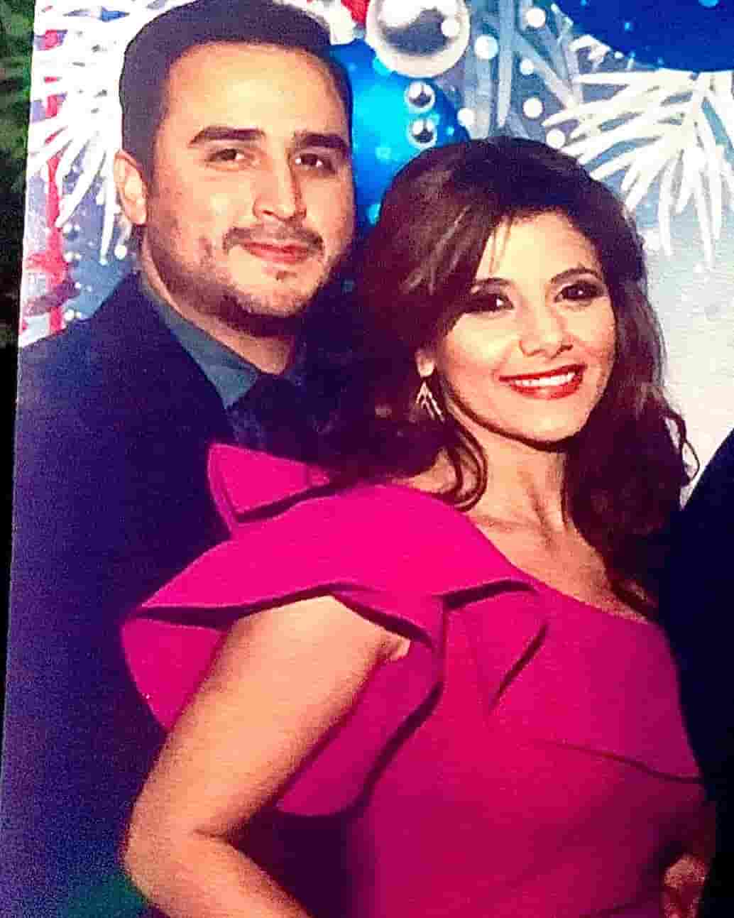 Sarah Forgany with her husband Jesse Castillo.