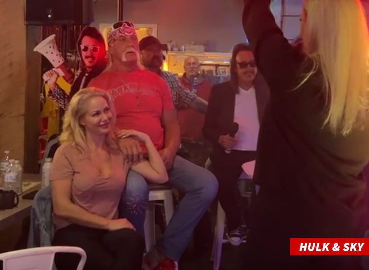 Hulk Hogan with new girlfriend