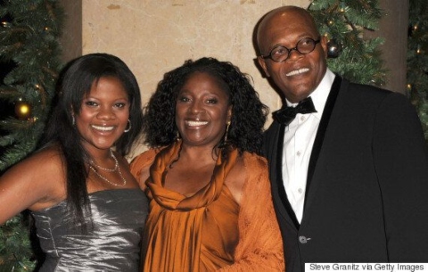 Zoe Jackson with her parents  Samuel L. Jackson and LaTanya Richardson